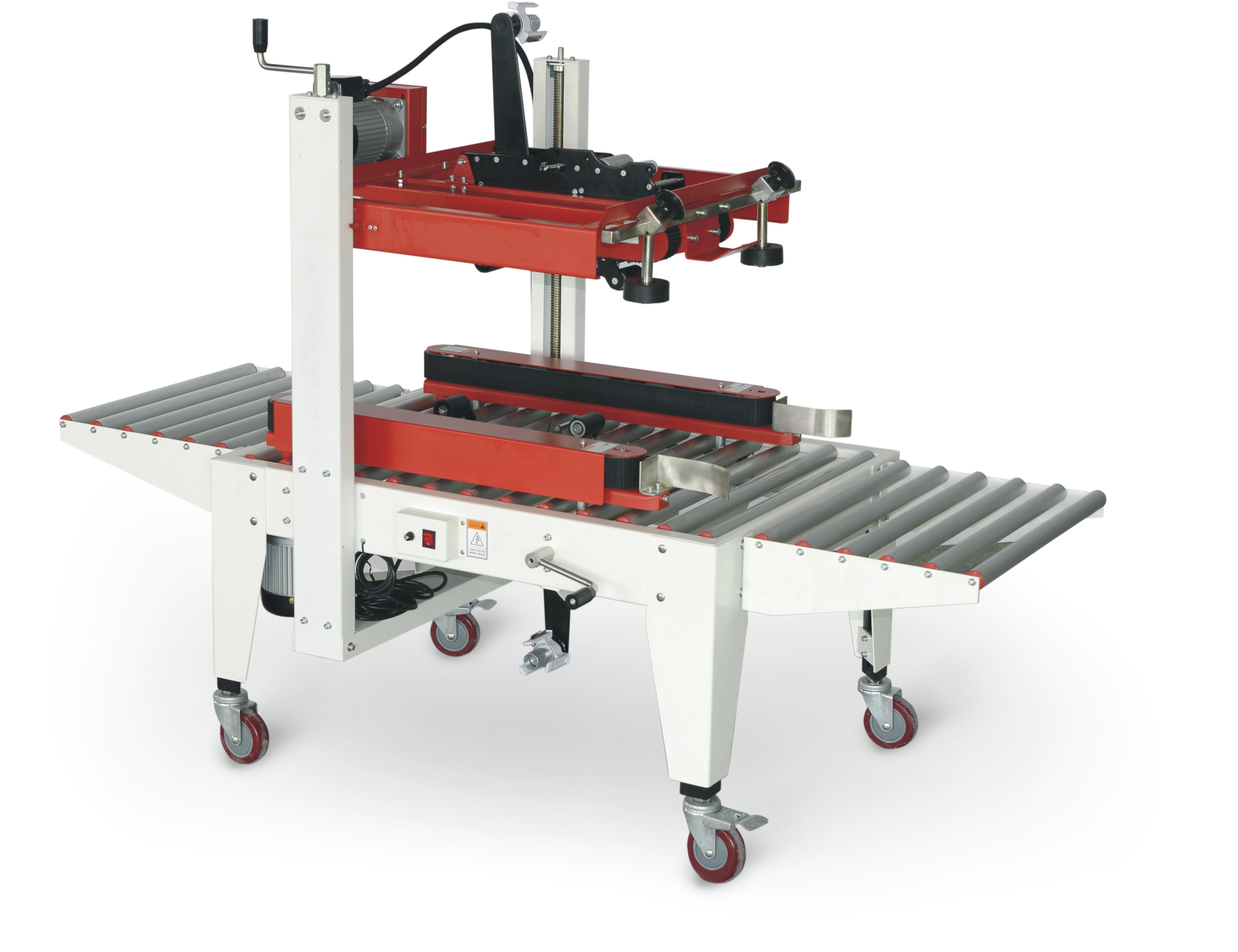 半自動左右加頂部驅(qū)動型手動折蓋封箱機