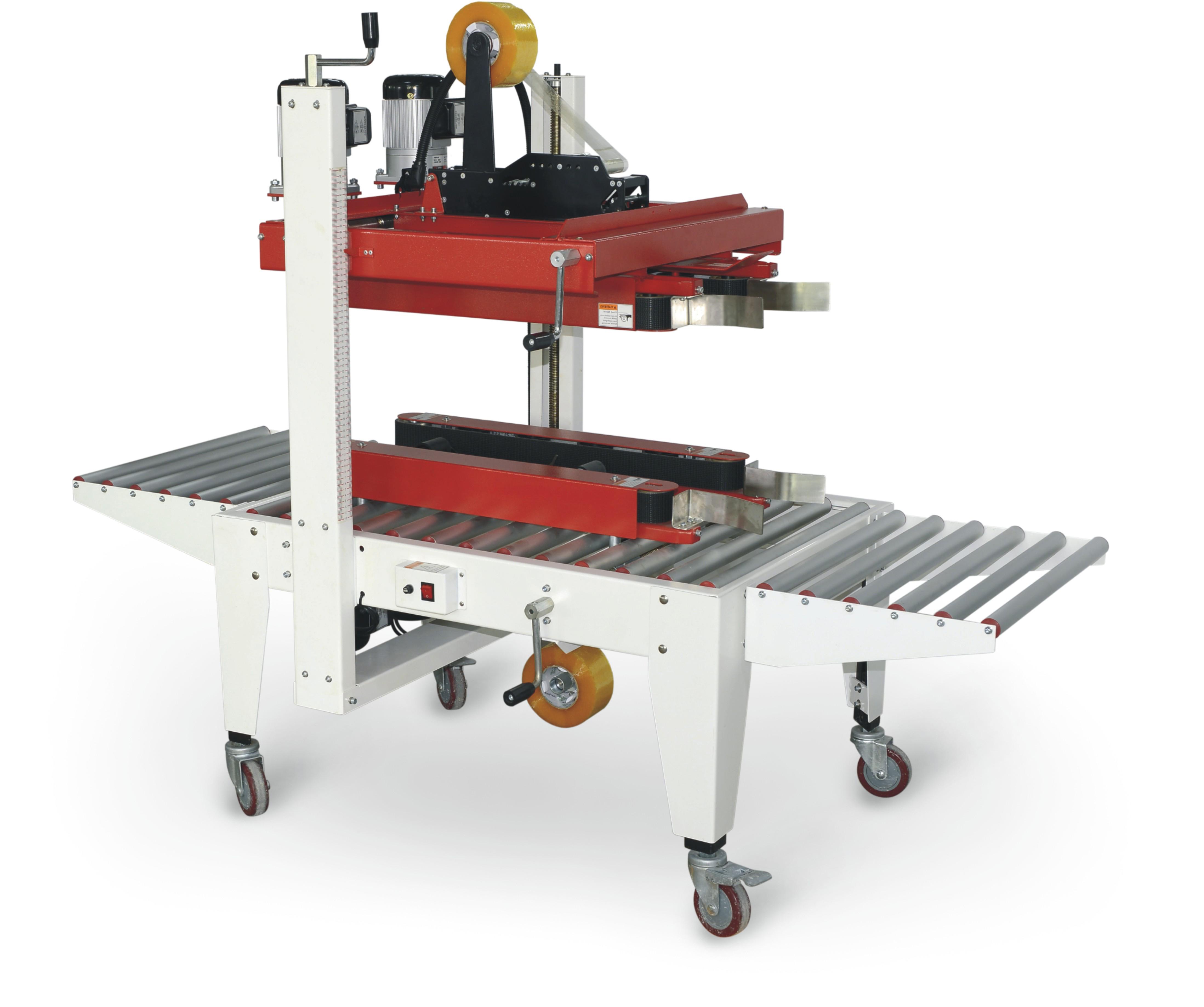 半自動上、下兩側(cè)驅(qū)動手動折蓋封箱機