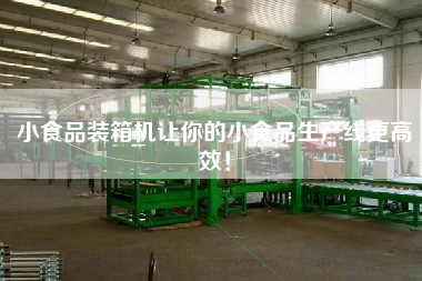 小食品裝箱機(jī)讓你的小食品生產(chǎn)線z高效！
