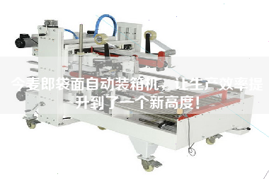 今麥郎袋面自動裝箱機(jī)，讓生產(chǎn)效率提升到了一個新高度！