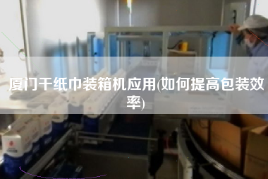 廈門干紙巾裝箱機應(yīng)用(如何提高包裝效率)