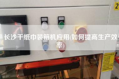 長(zhǎng)沙干紙巾裝箱機(jī)應(yīng)用(如何提高生產(chǎn)效率)
