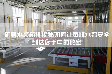 礦泉水裝箱機(jī)揭秘如何讓每瓶水都安全到達(dá)您手中的秘密